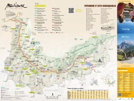 Carte touristique Maurienne