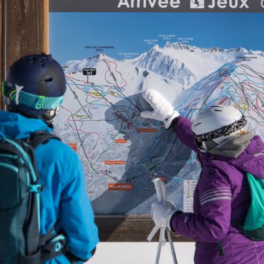 Plan des pistes