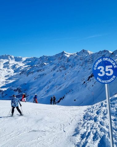 Piste bleue Combe Orsière